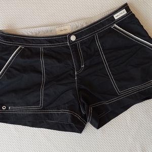 Black Y2K style Nautica Swim/Summer Nylon Shorts